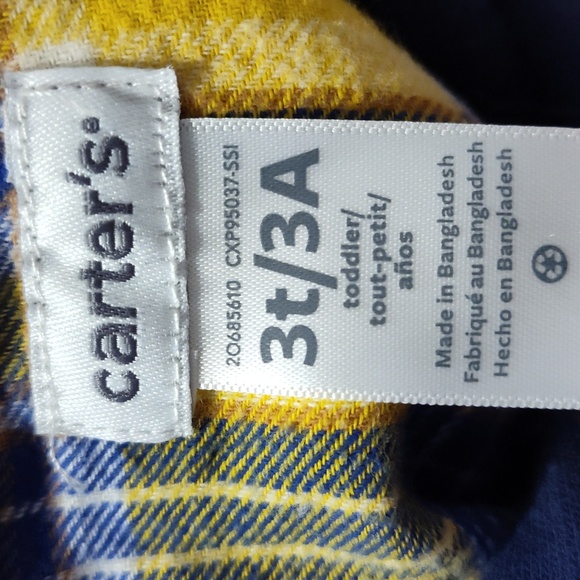 Boy's Long-Sleeve Shirts, Bundle of 3, All Size 3T - Picture 4 of 10